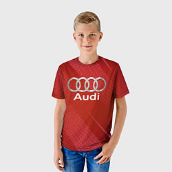Футболка детская Audi - абстракция, цвет: 3D-принт — фото 2
