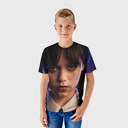 Футболка детская Wednesday - Ortega, цвет: 3D-принт — фото 2