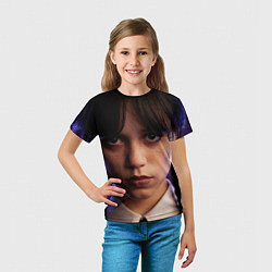 Футболка детская Wednesday - Ortega, цвет: 3D-принт — фото 2