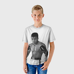 Футболка детская Молодой Мухаммед Али, цвет: 3D-принт — фото 2