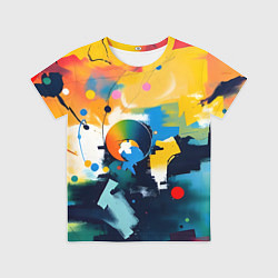 Футболка детская Абстракция в деталях, цвет: 3D-принт