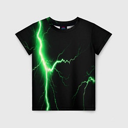 Футболка детская Lightning green, цвет: 3D-принт