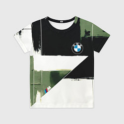 Футболка детская BMW логотип, цвет: 3D-принт
