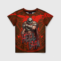 Футболка детская Doom dark ages gym, цвет: 3D-принт