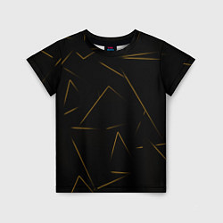 Футболка детская Color yellow line, цвет: 3D-принт