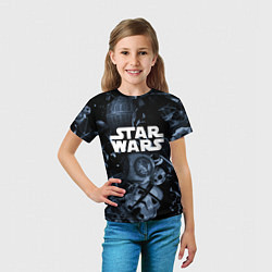 Футболка детская Star wars персонажи из звездных войн, цвет: 3D-принт — фото 2
