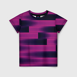 Футболка детская Color pink square, цвет: 3D-принт