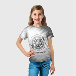 Футболка детская Chrysler - white gradient, цвет: 3D-принт — фото 2
