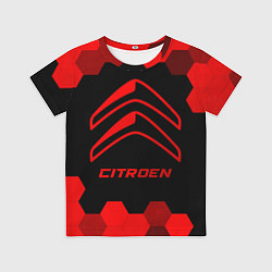 Футболка детская Citroen - red gradient, цвет: 3D-принт