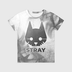 Футболка детская Stray - white gradient, цвет: 3D-принт