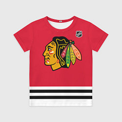 Футболка детская Бобби Халл - Чикаго Блэкхокс, цвет: 3D-принт