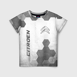 Футболка детская Citroen - white gradient вертикально, цвет: 3D-принт