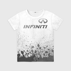 Футболка детская Infiniti - white gradient посередине, цвет: 3D-принт