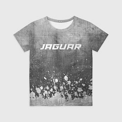 Футболка детская Jaguar - grey gradient посередине, цвет: 3D-принт