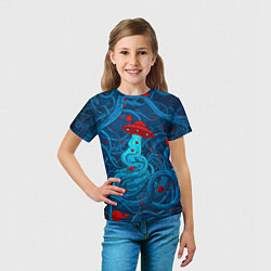 Футболка детская Контакт с хаосом, цвет: 3D-принт — фото 2
