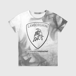 Футболка детская Lamborghini - white gradient, цвет: 3D-принт