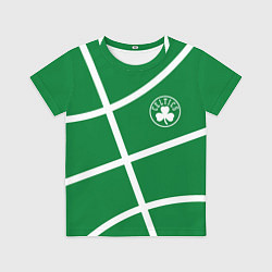 Футболка детская Boston Celtics green, цвет: 3D-принт
