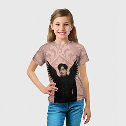 Футболка детская JinJin Astro с черными крыльями, цвет: 3D-принт — фото 2
