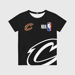 Футболка детская Cleveland Cavaliers basketball, цвет: 3D-принт