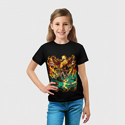 Футболка детская Феникс сопряжения - Герои Меча и Магии 3, цвет: 3D-принт — фото 2