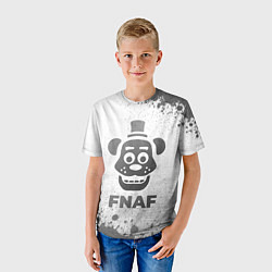 Футболка детская FNAF - white gradient, цвет: 3D-принт — фото 2