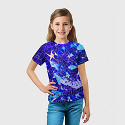 Футболка детская Небо-Звезды, цвет: 3D-принт — фото 2