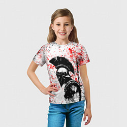 Футболка детская Воин Спарты, цвет: 3D-принт — фото 2