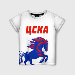 Футболка детская ФК ЦСКА навсегда, цвет: 3D-принт