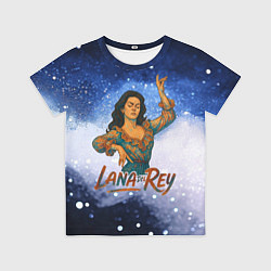 Детская футболка Lana Del Rey танцует