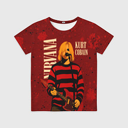 Футболка детская Нирвана, гранж из 90-х, цвет: 3D-принт