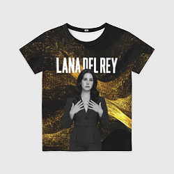Футболка детская Lana Del Rey в черном платье, цвет: 3D-принт