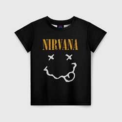 Футболка детская Nirvana rock music, цвет: 3D-принт