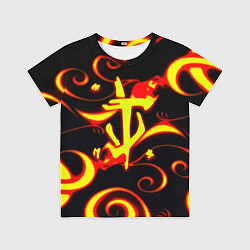 Футболка детская Doom dragon steel fire, цвет: 3D-принт