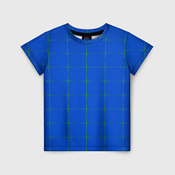 Футболка детская Color blue stripes, цвет: 3D-принт