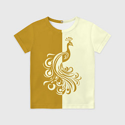 Детская футболка Жар-птица в золотом