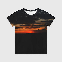 Футболка детская Закат на плато, цвет: 3D-принт