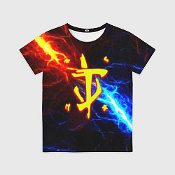 Футболка детская Doom шторм с молниями, цвет: 3D-принт