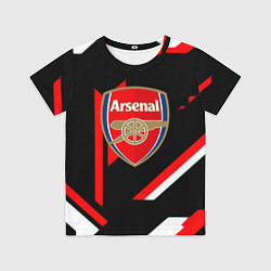 Футболка детская Arsenal geometry steel, цвет: 3D-принт