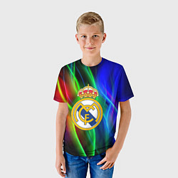 Футболка детская Реал Мадрид, цвет: 3D-принт — фото 2