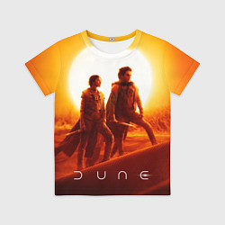 Футболка детская Пол Атрейдес и Чани Dune part two, цвет: 3D-принт