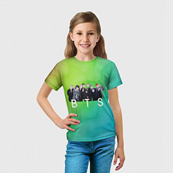 Футболка детская BTS kpop, цвет: 3D-принт — фото 2