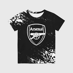 Футболка детская Арсенал черепа краски, цвет: 3D-принт