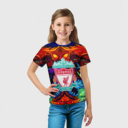 Футболка детская Ливерпуль монстр, цвет: 3D-принт — фото 2