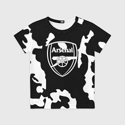 Футболка детская Арсенал камуфляжные краски, цвет: 3D-принт
