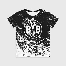 Футболка детская Borussia белые краски, цвет: 3D-принт