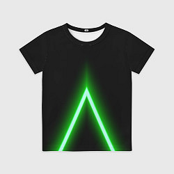 Футболка детская Color neon green, цвет: 3D-принт