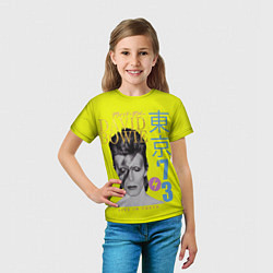 Футболка детская David Bowie 1973, цвет: 3D-принт — фото 2