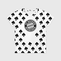 Футболка детская Bayern Mnchen пики, цвет: 3D-принт