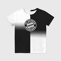 Футболка детская Бавария Мюнхен геометрия градиент, цвет: 3D-принт