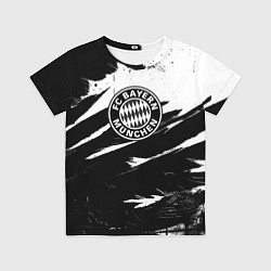 Футболка детская Бавария Мюнхен крылья краски, цвет: 3D-принт